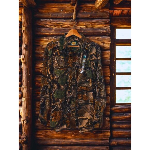Cabela’s Seclusion 3D Camo Shirt Men’s M Reg VTG Deadstock NWT Hunting Outdoor - Picture 3 of 9